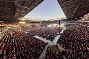 Here's what the day of Kaze's concert at Panasonic Stadium was